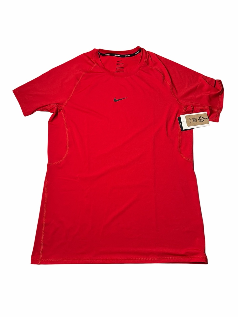 Nike Pro Dri-FIT Men’s Slim Fit Training Shirt Red Size XL NWT